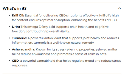 TUCKER'S GOLD 1000MG - #1 Vet Recommended