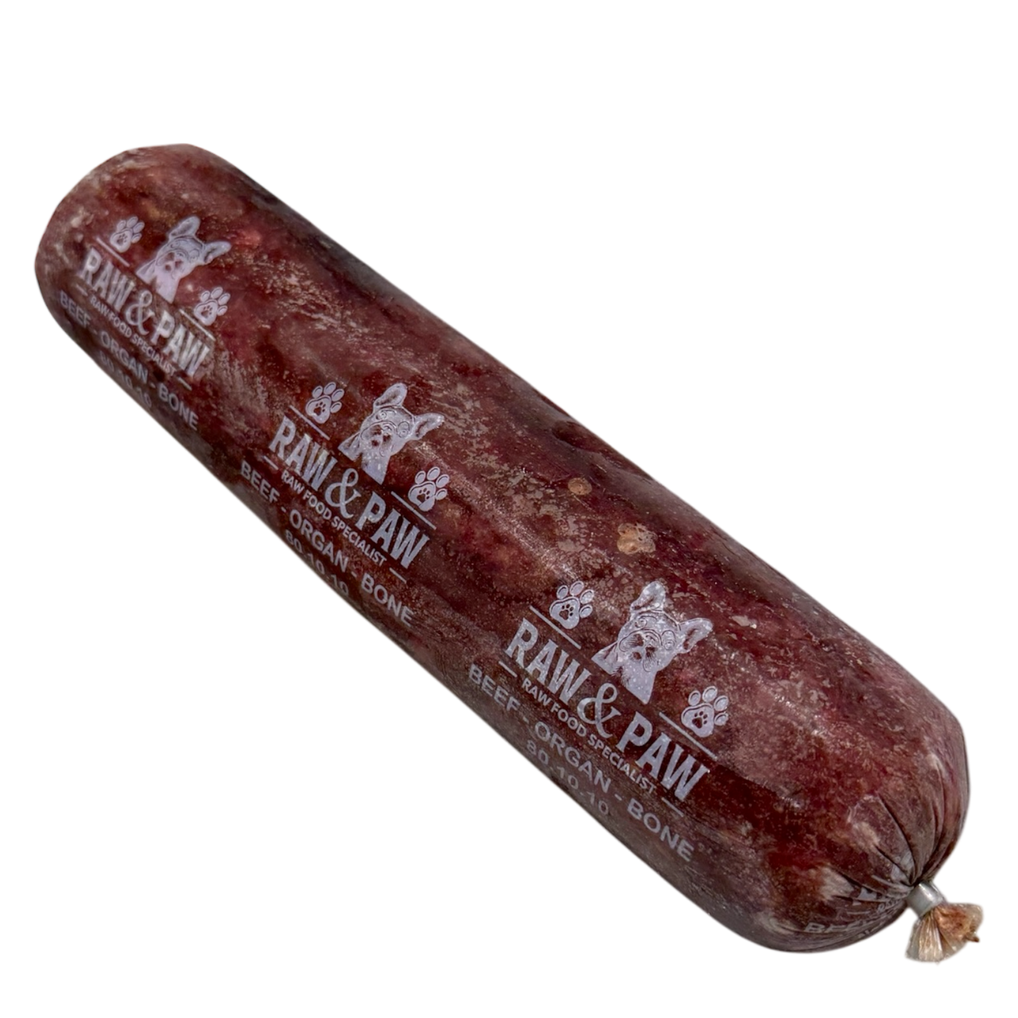 Beef & Organ + Bone 80/10/10 Raw Dog Food Case (12 x 2lb Chubs) - TEMPORARILY OUT OF STOCK
