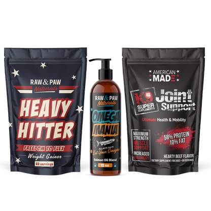 Working Dog Stack: Heavy Hitter, Omega Mania and Joint Support
