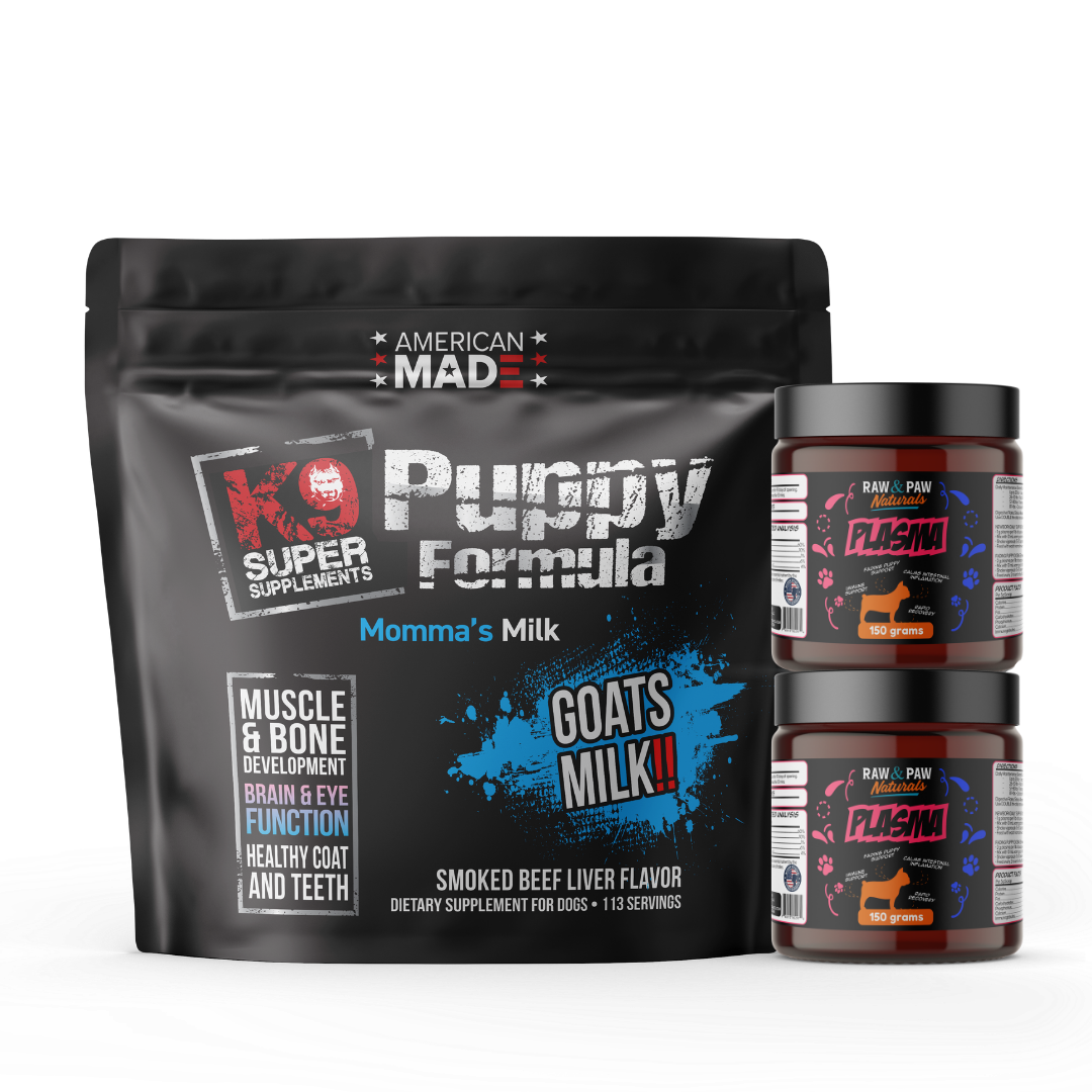 Mama & Puppy Stack: Puppy Formula and Plasma