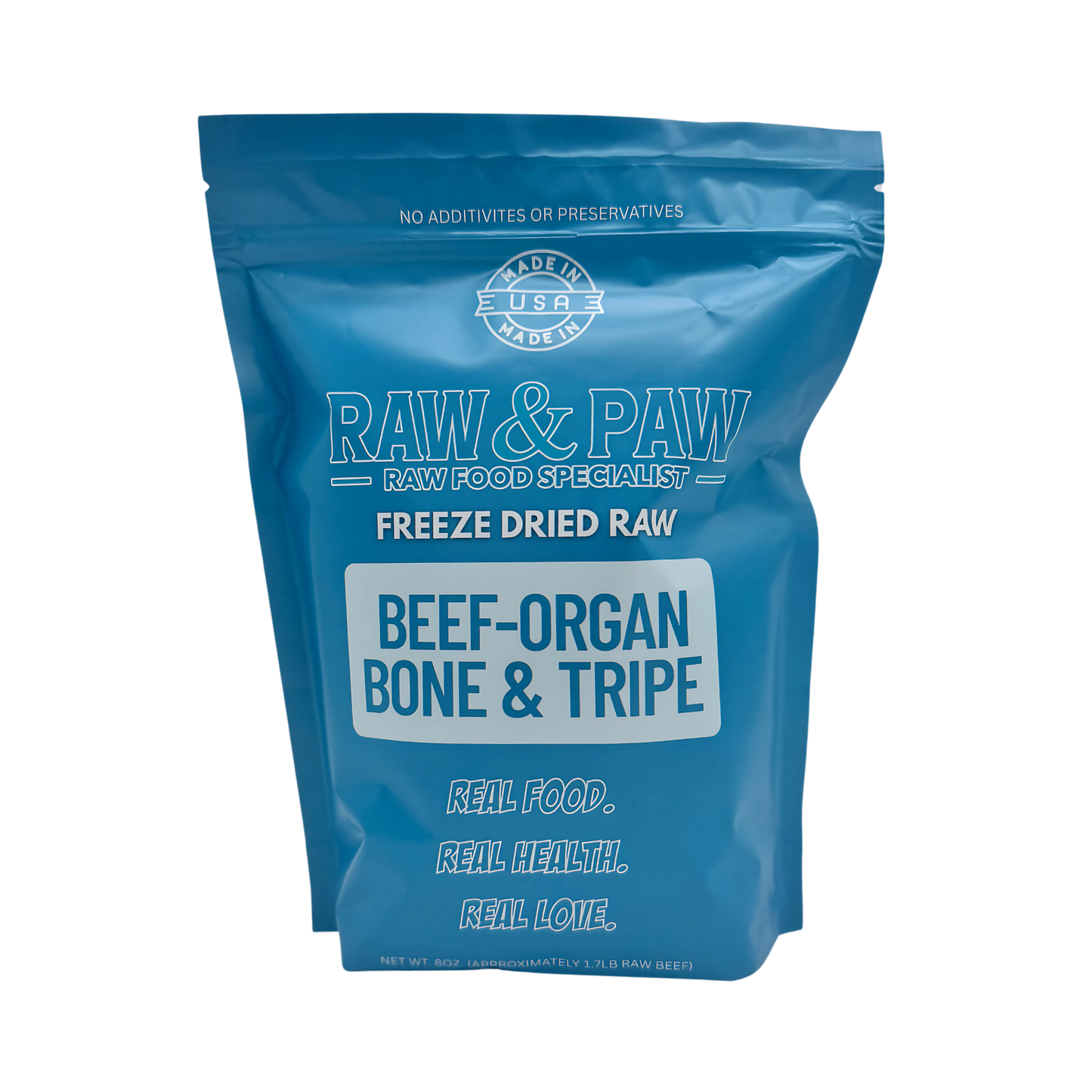 Freeze Dried – Beef, Organ and Tripe + Bone