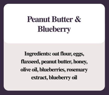 RP Peanut Butter & Blueberry Dog Treats