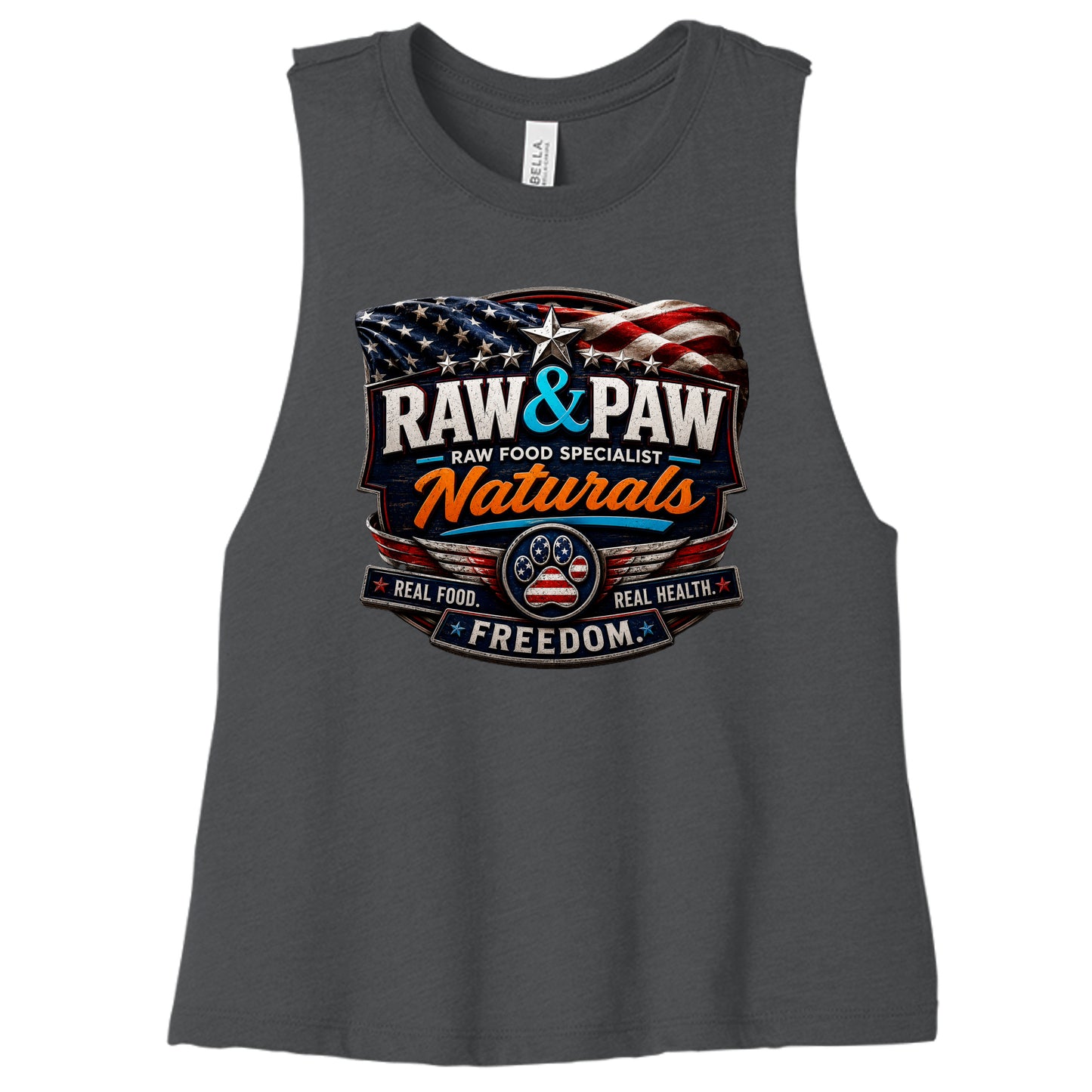 Dark Grey Heather - 6682 - FRONT